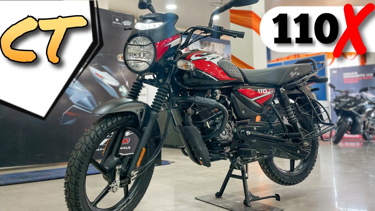 इंडियन मार्केट में लॉन्च हुई 70kmpl माइलेज वाली Bajaj CT 110x Bike