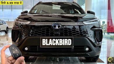 Creta को जोरों की टक्कर देने आ गयी धाकड़ फीचर्स वाली Tata Blackbird की काली चिड़िया Creta को जोरों की टक्कर देने आ गयी धाकड़ फीचर्स वाली Tata Blackbird की काली चिड़िया