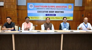 40वें नेशनल गेम्स की मेजबानी छत्तीसगढ़ को दिलाने की तैयारी, शासन और छत्तीसगढ़ ओलंपिक संघ के बीच बेहतर समन्वय के लिए मुख्यमंत्री सचिवालय के वरिष्ठ अधिकारी को दी जाएगी विशेष जिम्मेदारी